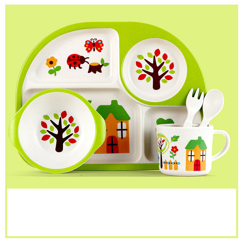 farbiges Kinder Tischset mit verschiedenen Motiven