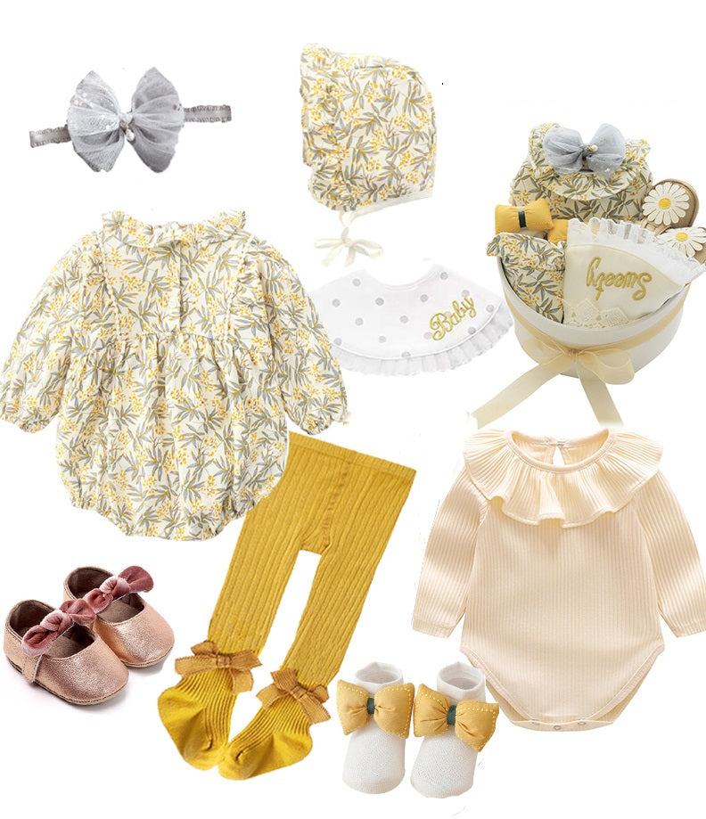 Helles und fröhliches Babyset