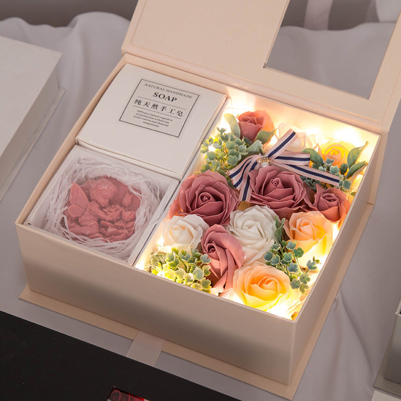 Geschenkbox Damen - Set mit Thermoflasche oder Handseife