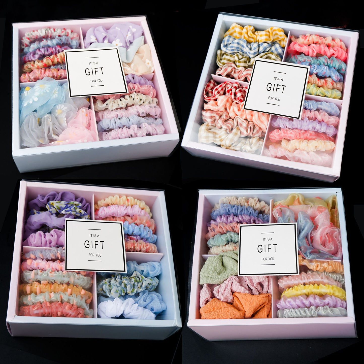 Coole Scrunchies Geschenkbox