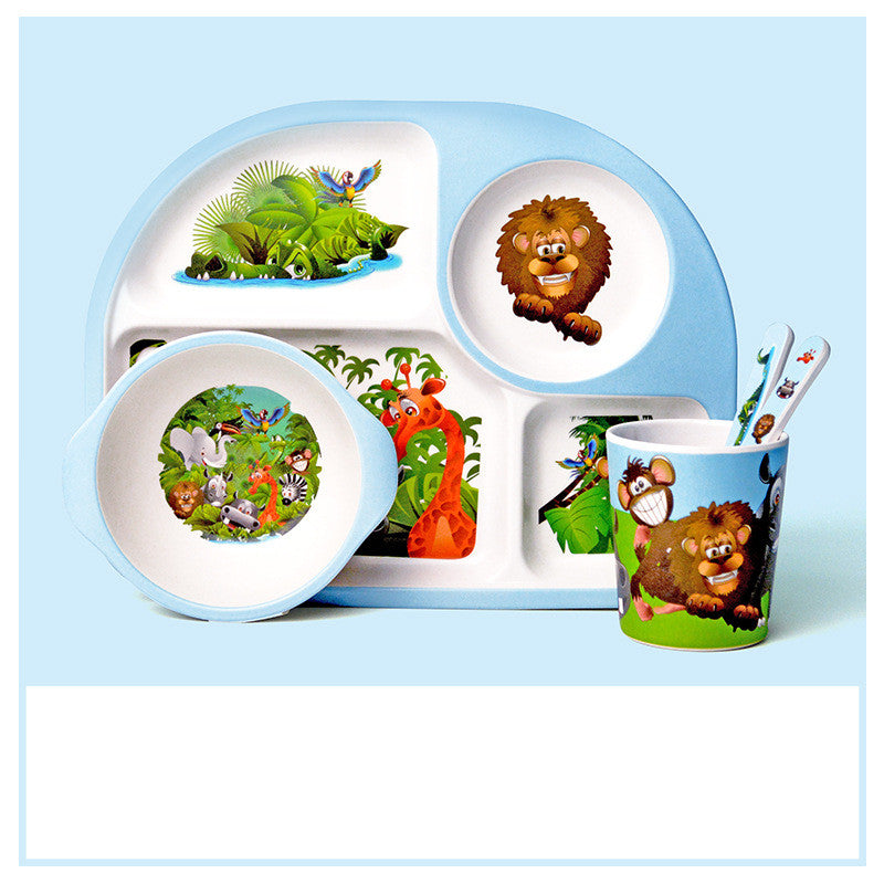 farbiges Kinder Tischset mit verschiedenen Motiven