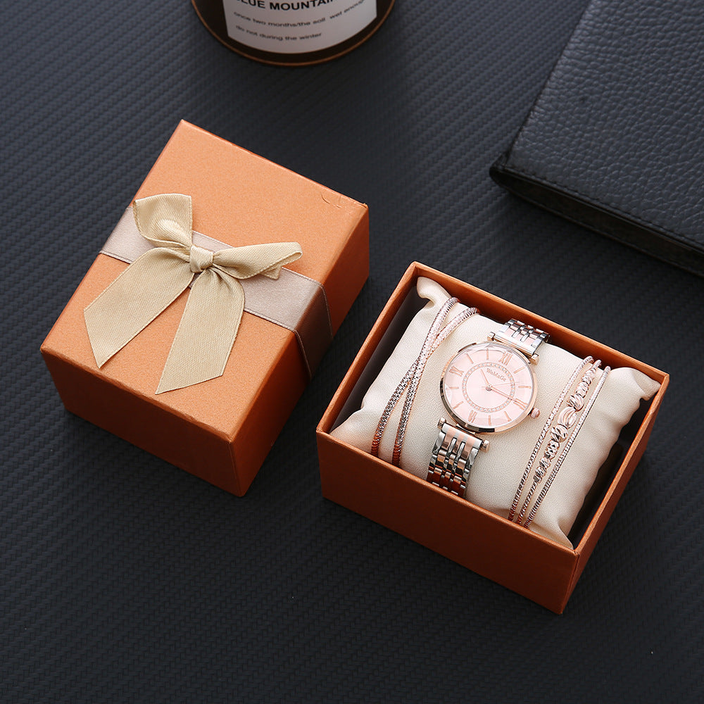 Edles Geschenkset - Damenuhr, Damenarmband