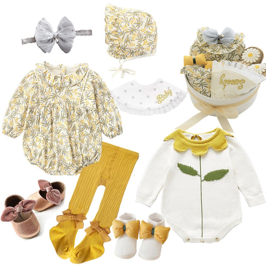 Helles und fröhliches Babyset