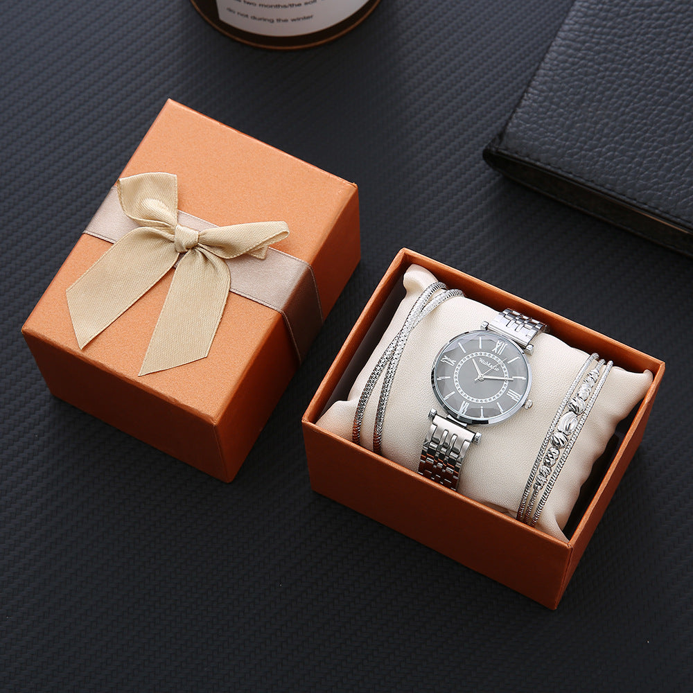 Edles Geschenkset - Damenuhr, Damenarmband