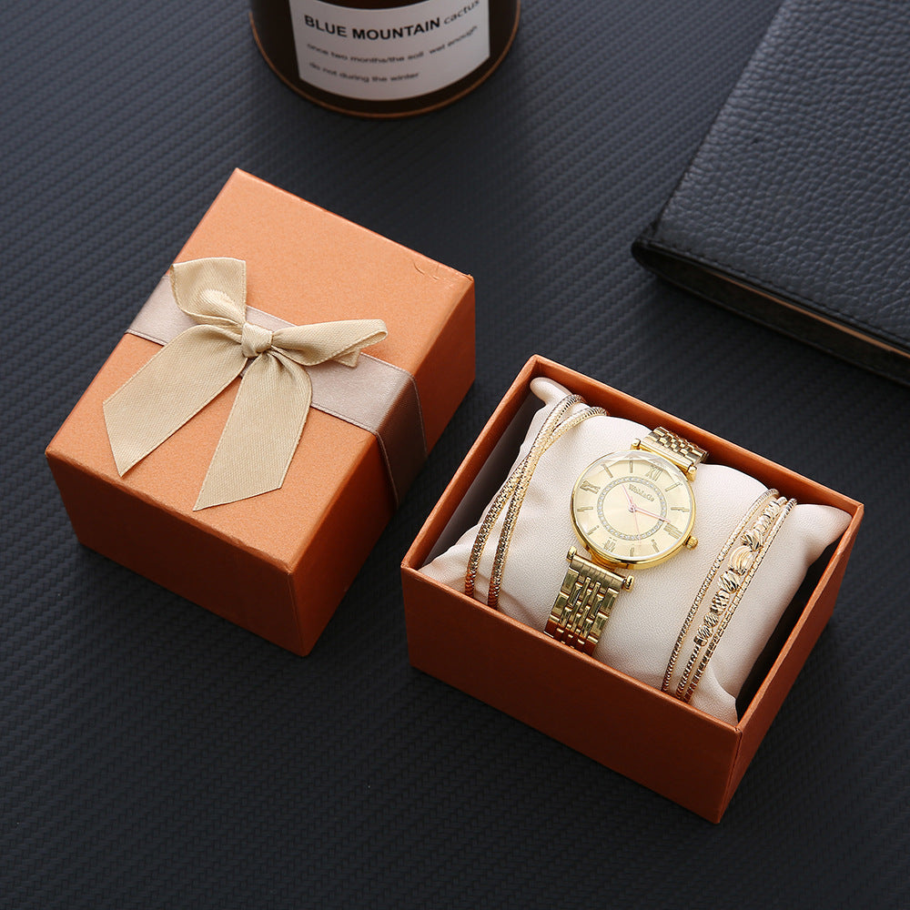Edles Geschenkset - Damenuhr, Damenarmband