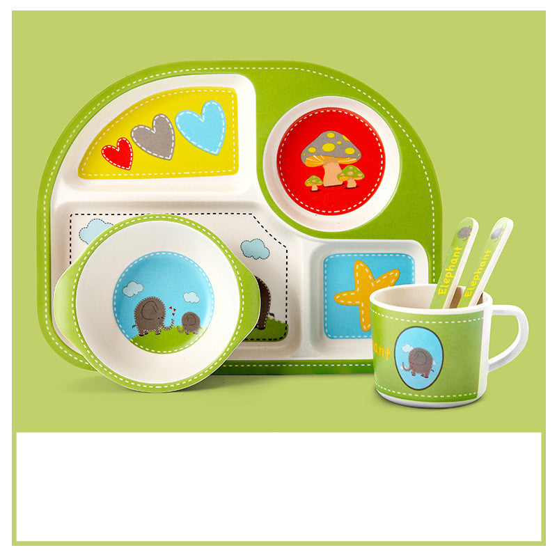 farbiges Kinder Tischset mit verschiedenen Motiven