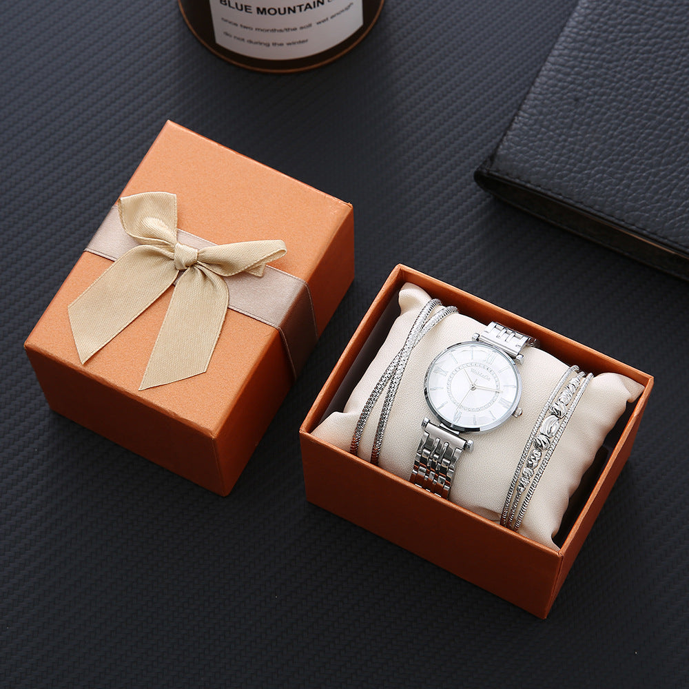 Edles Geschenkset - Damenuhr, Damenarmband