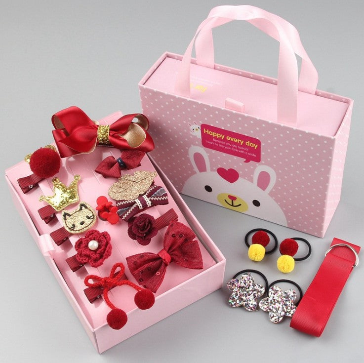 Mädchen Haarband Set in schöner Geschenkbox