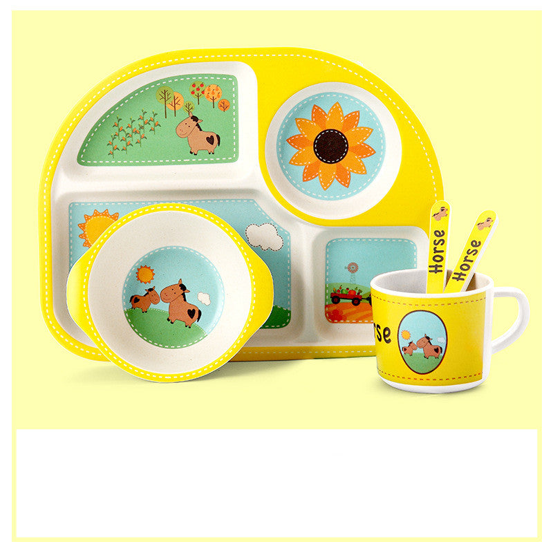farbiges Kinder Tischset mit verschiedenen Motiven