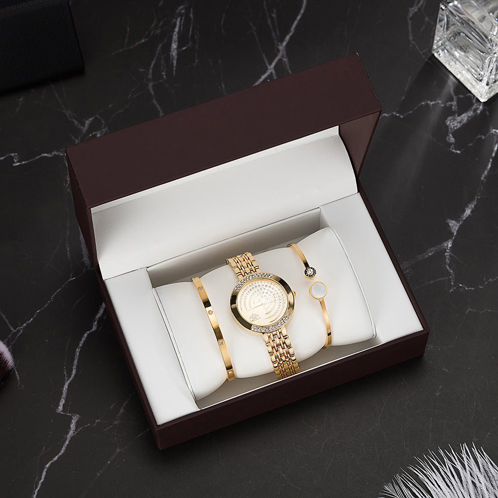 Edles Geschenkset - Damenuhr, Damenarmband