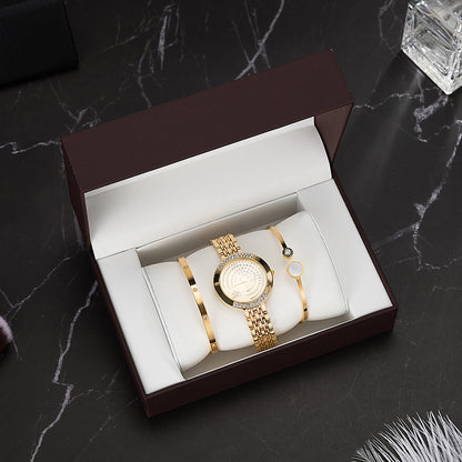 Edles Geschenkset - Damenuhr, Damenarmband