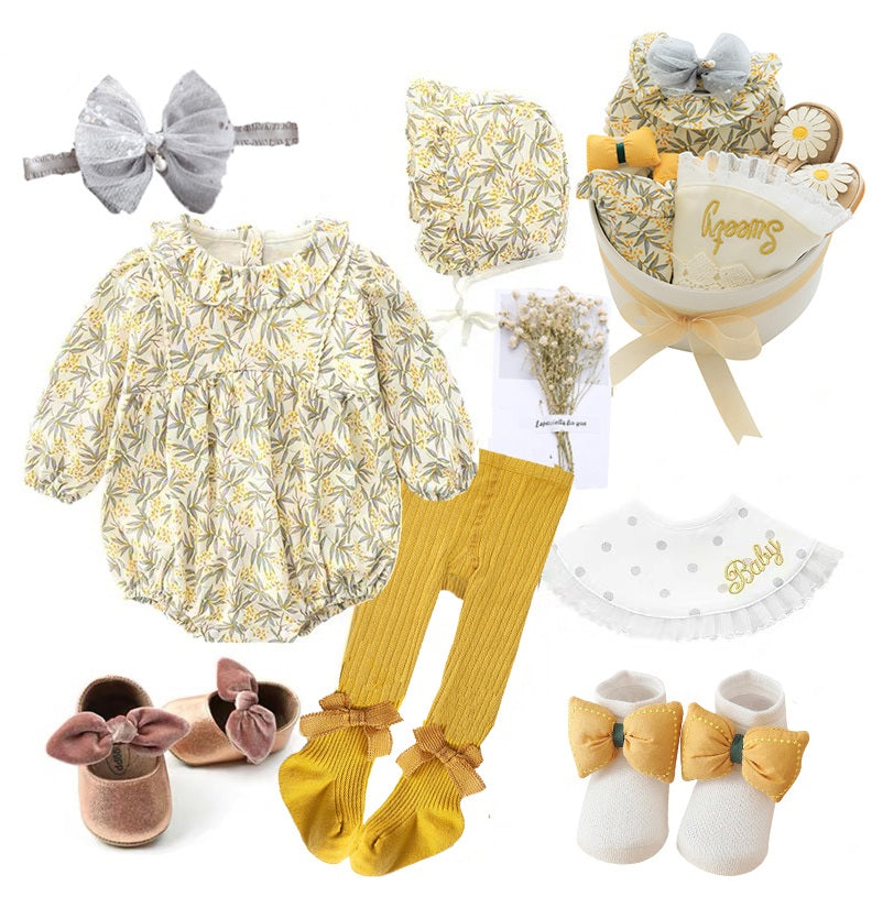 Helles und fröhliches Babyset