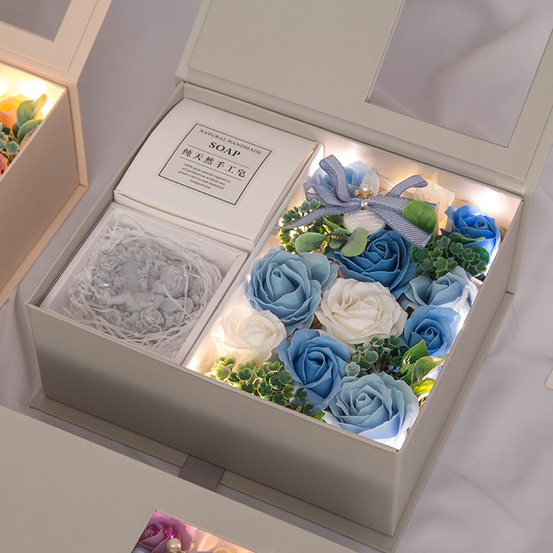 Geschenkbox Damen - Set mit Thermoflasche oder Handseife