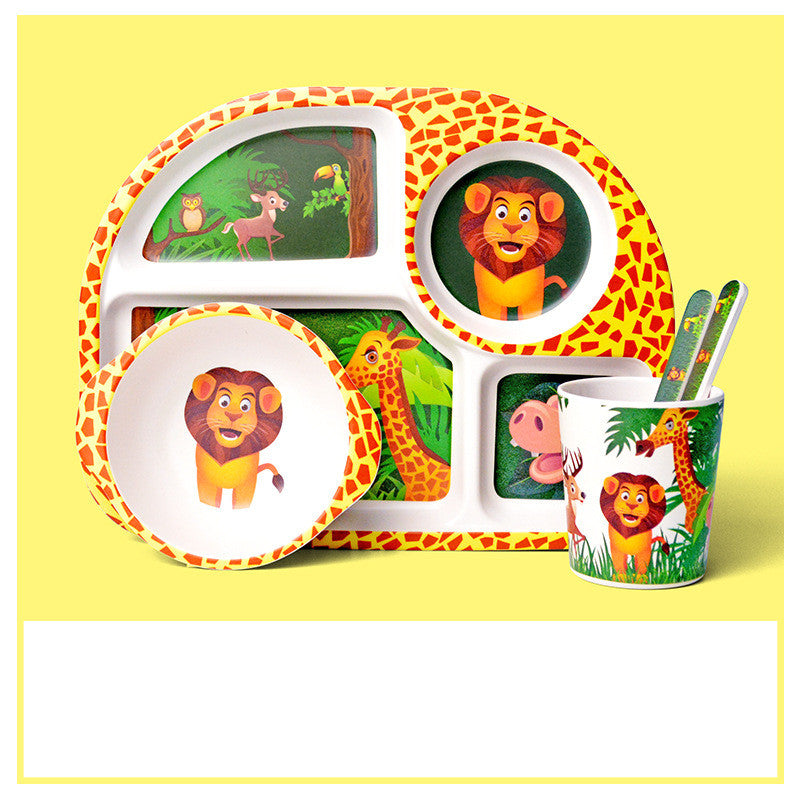 farbiges Kinder Tischset mit verschiedenen Motiven