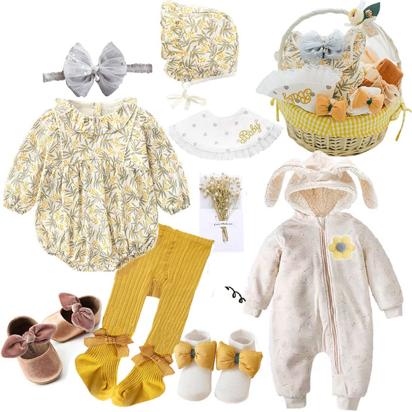 Helles und fröhliches Babyset