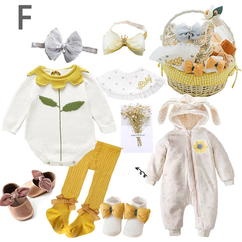 Helles und fröhliches Babyset